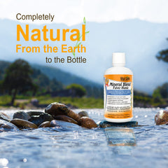 Label close-up emphasizing 70+ minerals and electrolytes.