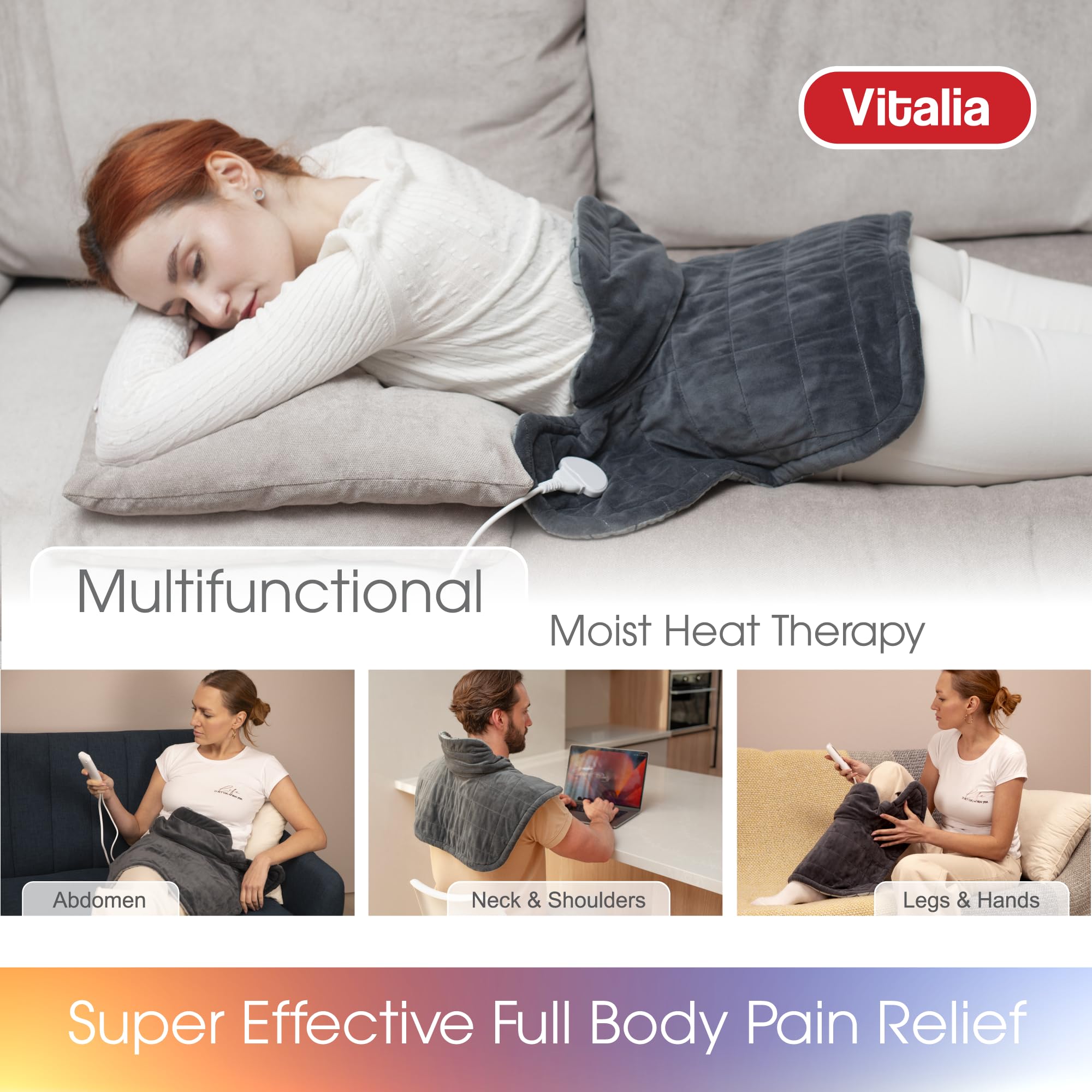 VITALIA machine-washable design supports daily use with durable construction.