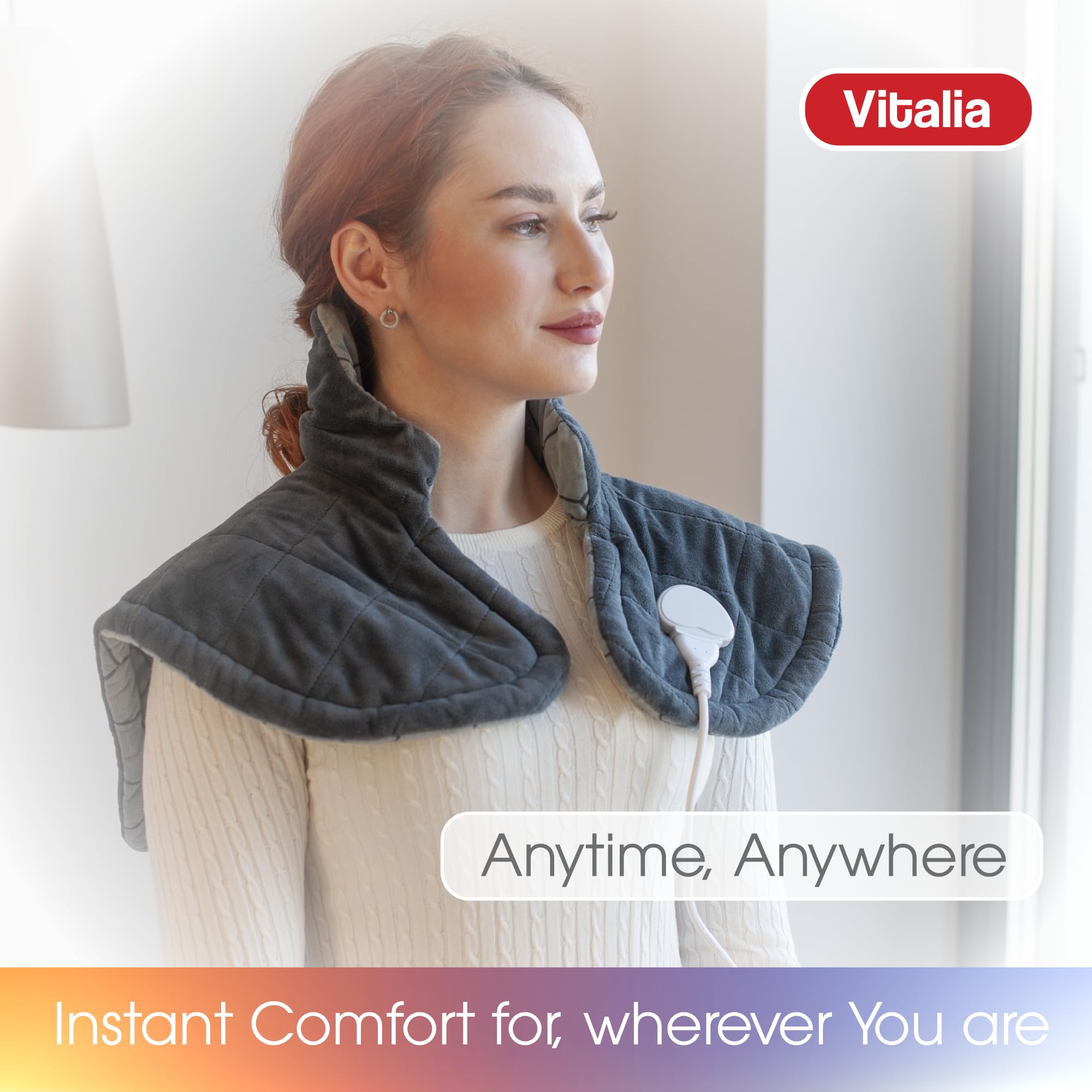 VITALIA removable controller enables easy cleaning and flexible placement.