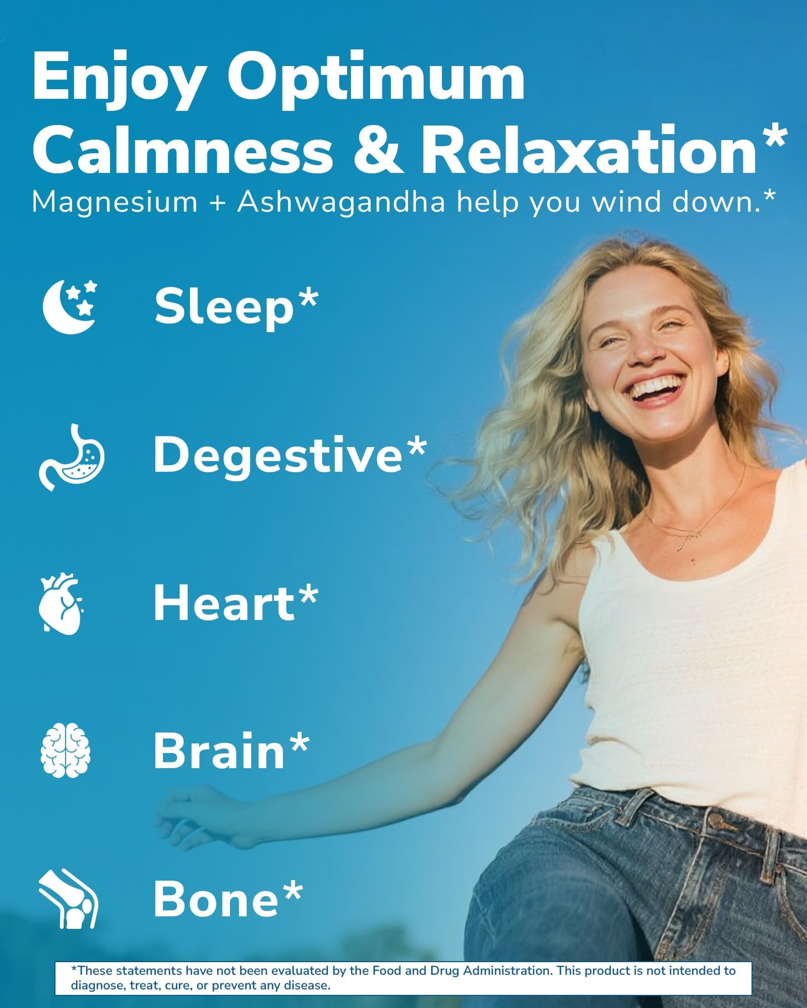 L Theanine capsules from Vitalibre Magnesium Complex for calm alertness
