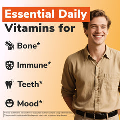 Vitalibre Vitamin D3 daily dosage softgel supports daily sunshine vitamin intake.