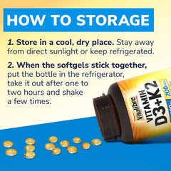 Vitalibre Vitamin D3 K2 sunflower oil concept for enhanced absorption