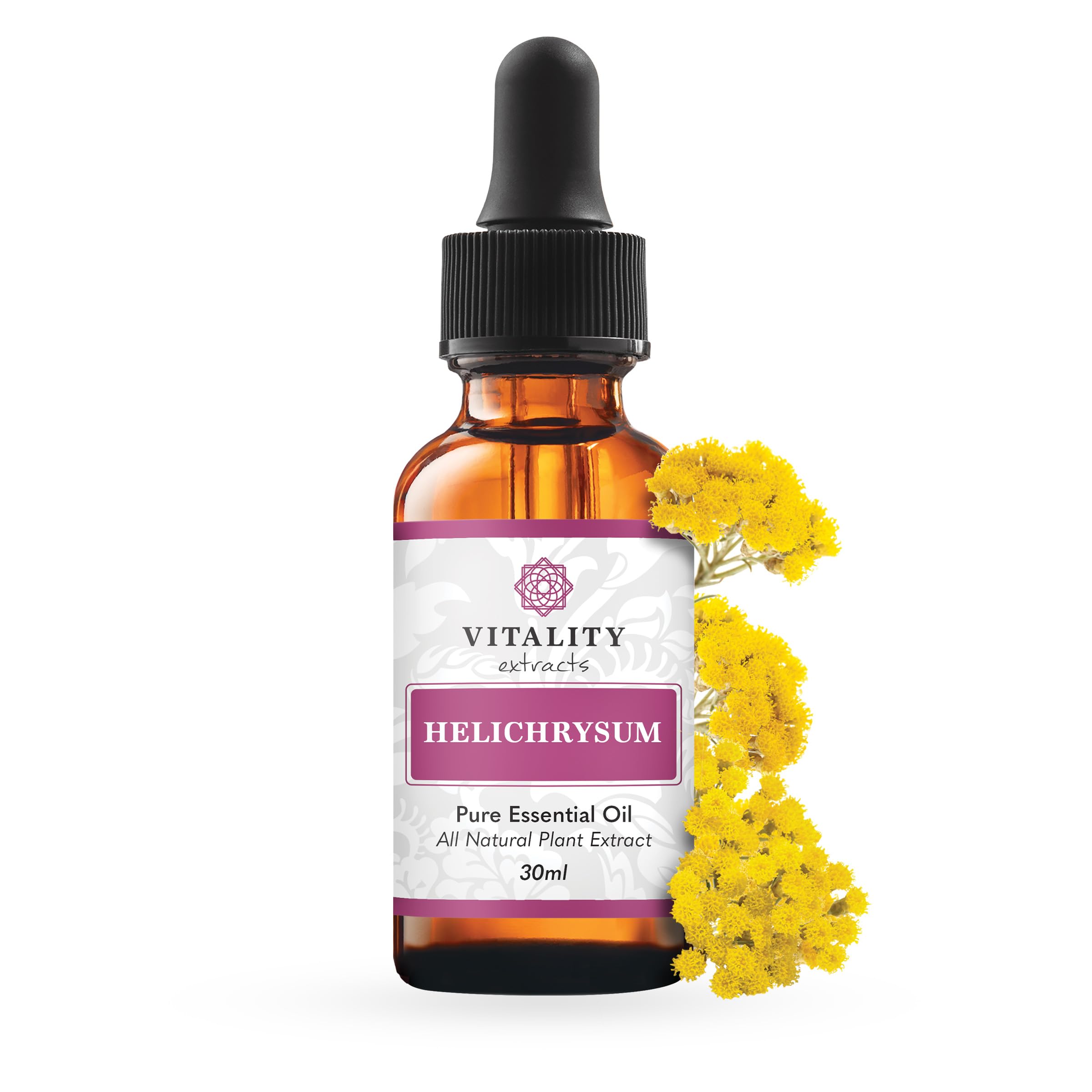 Vitality Helichrysum essential oil bottle for daily use