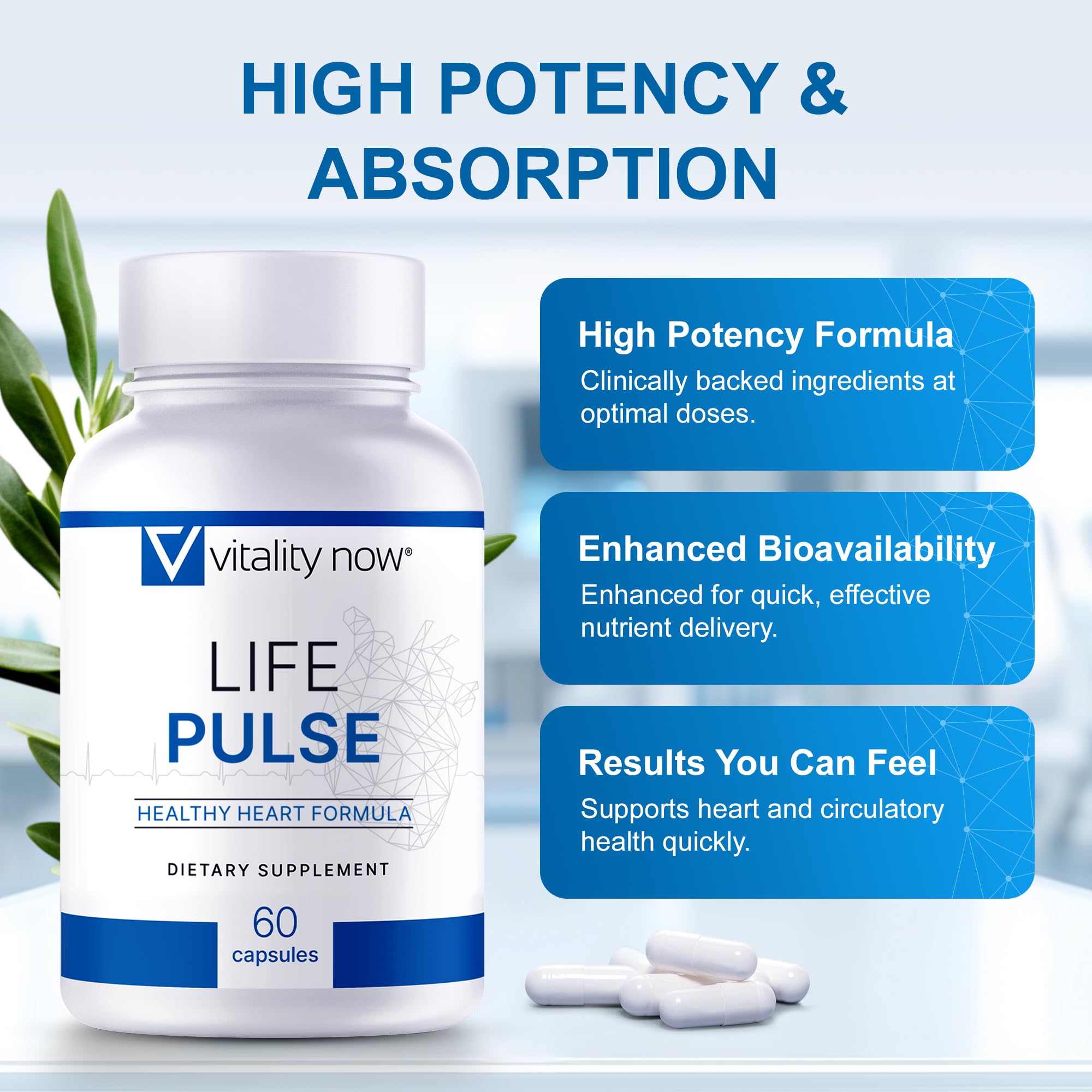 Vitality Now Life Pulse black cumin seed extract capsule close-up.