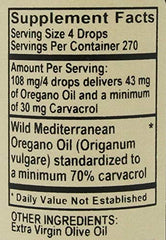 Vitality Works oregano oil bottle cap enabling clean, controlled dispensing.