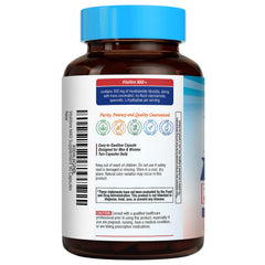 Close-up of Vitalibre NAD capsules highlighting easy-to-swallow design.