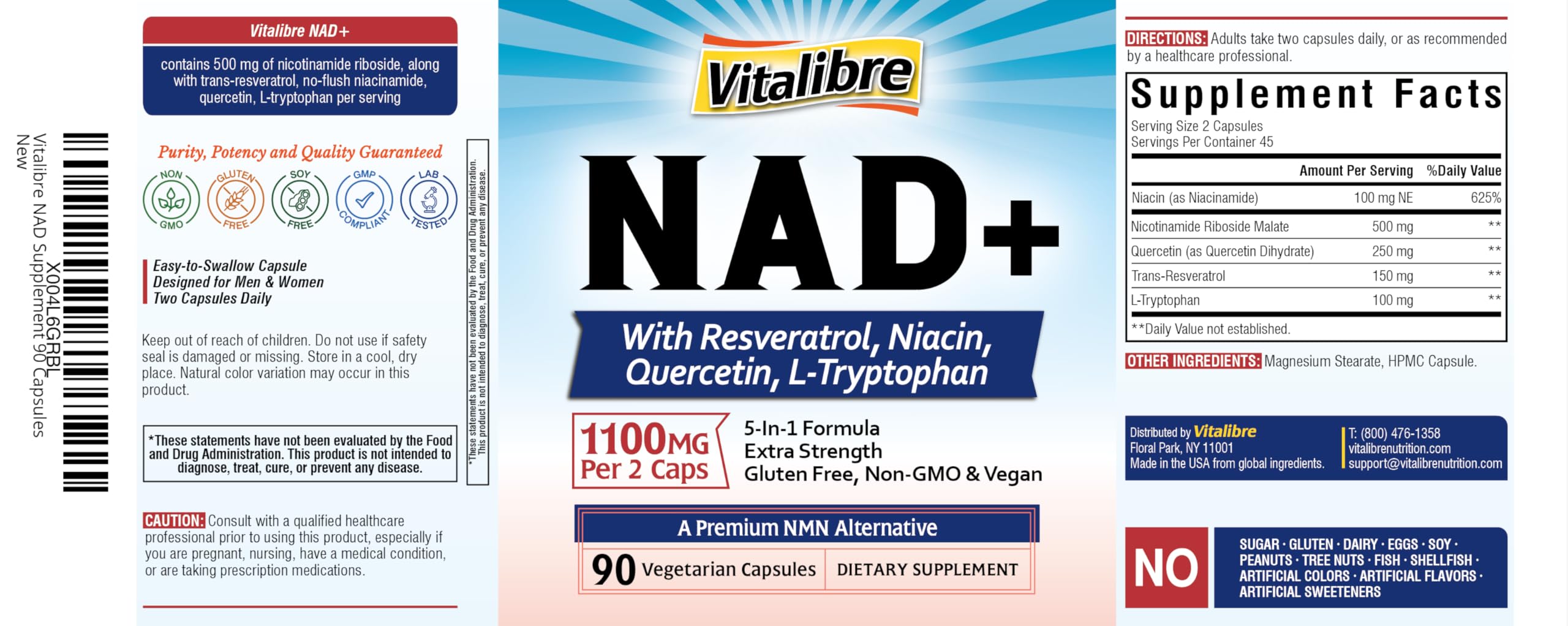 Vitalibre NAD Support bottle in a lifestyle setting supporting daily wellness.