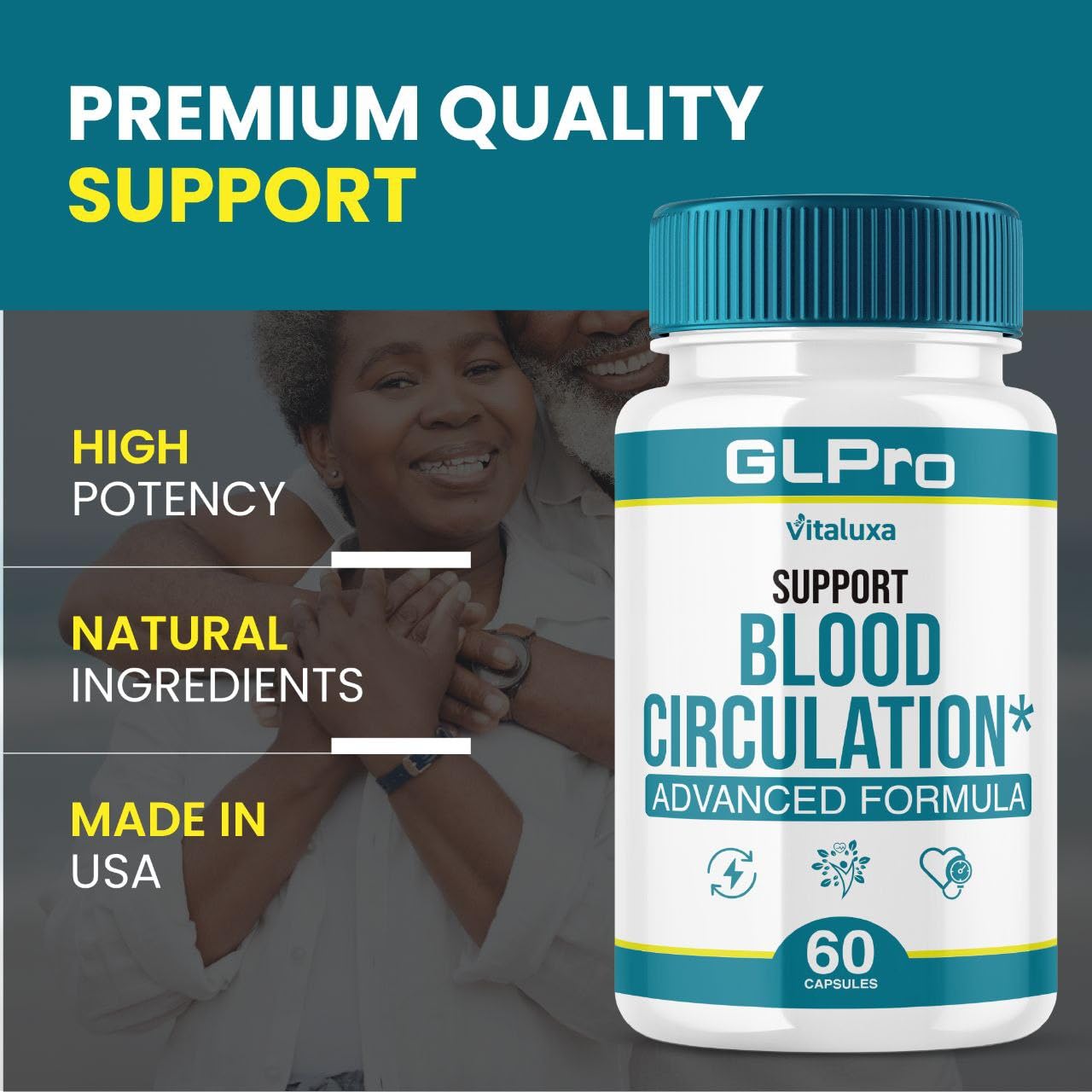 Vitaluxa GLPro three-pack display suggests convenient supply.