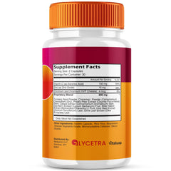 Glycetra bottle on wood surface conveys premium quality.