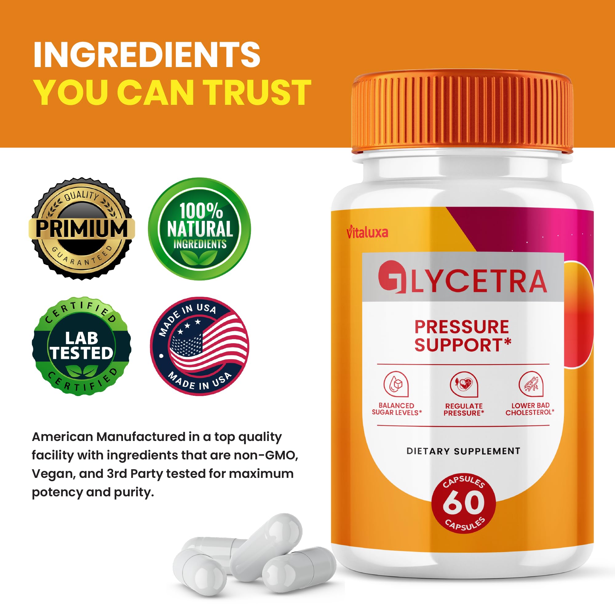Label detail emphasizes natural ingredients for everyday health routines.