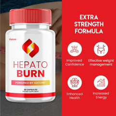 Vitaluxa Hepato Burn capsules closeup for easy swallowing