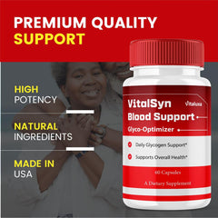 Vitaluxa Vitalsyn capsules close-up showing smooth texture for daily vitality