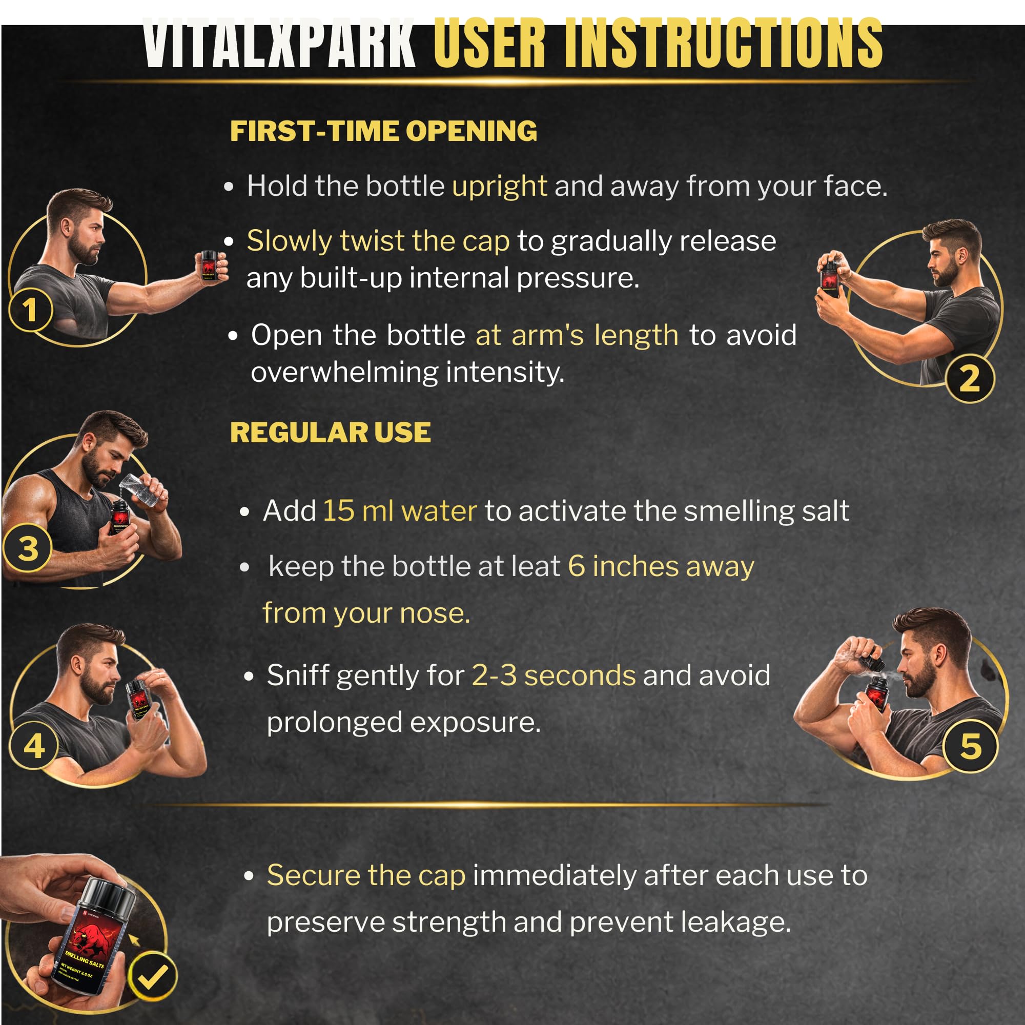 VitalXpark used during hockey prep to sharpen concentration.