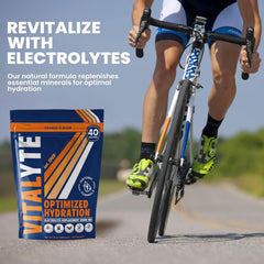 Vitalyte active lifestyle hydration in use during training sessions.