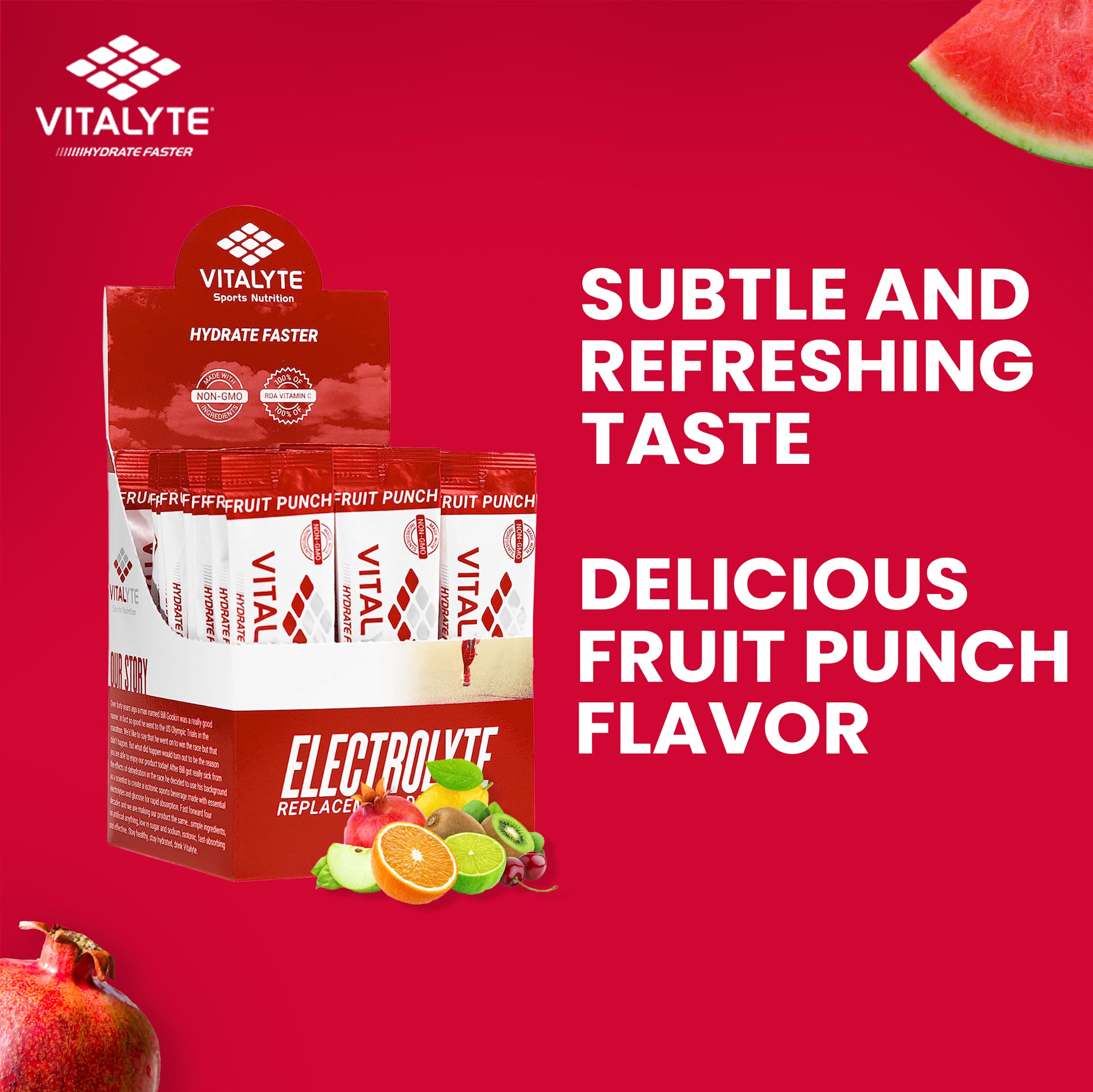 Vitalyte active lifestyle hydration when mobile and on the move.