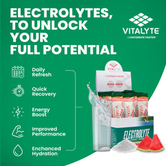 Vitalyte no artificial colors flavors or sweeteners emphasized