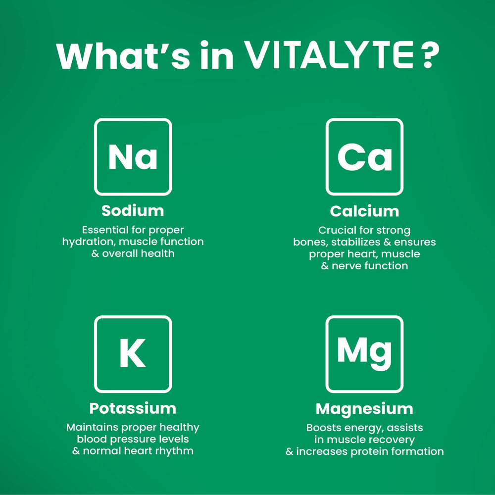 Vitalyte single-serve packet for on-the-go hydration