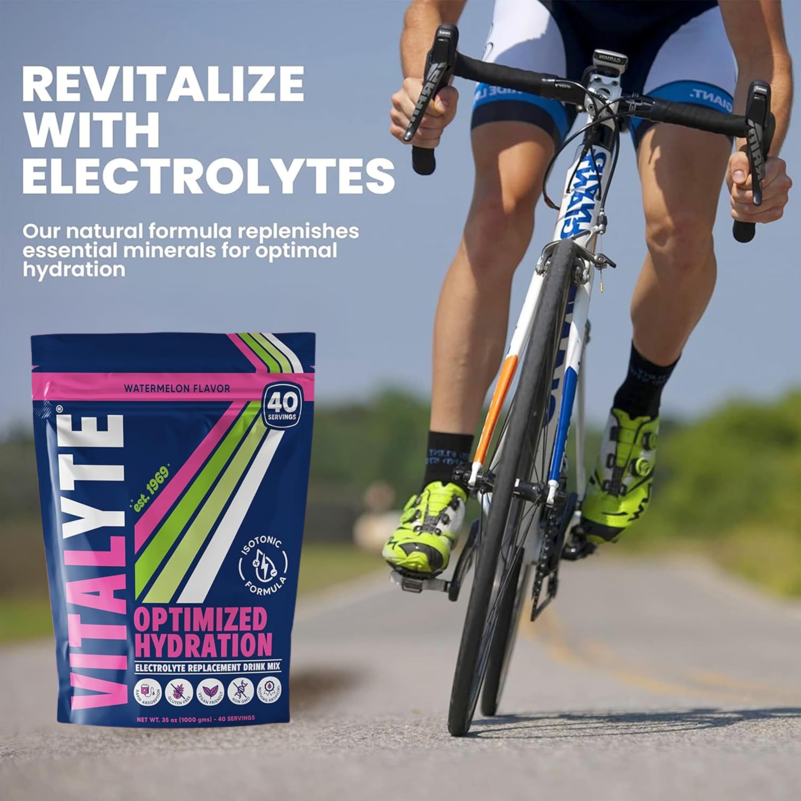 Vitalyte watermelon flavor close-up highlighting refreshing taste.