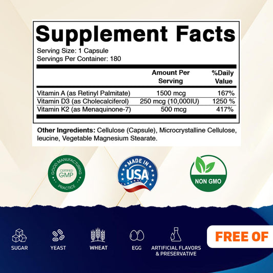 Close-up of Vitamatic ADK capsules emphasizing vegetarian capsules