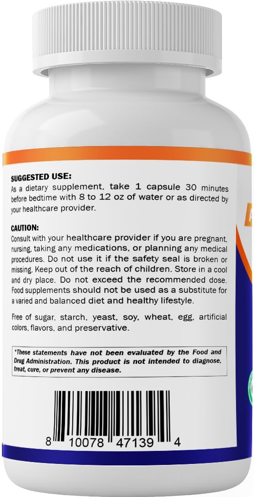 Sealed bottle ensures freshness for nightly use.