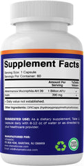 Vitamatic Akkermansia Muciniphila allergen-free icon highlights safe ingredients