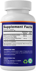 Vitamatic Berberine Cinnamon bottle with capsules neatly aligned.