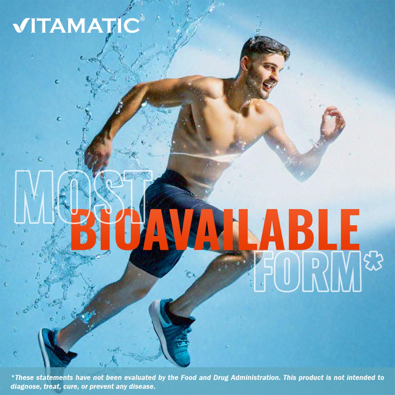 Vitamatic Infantis powder label detail highlights allergen-free packaging
