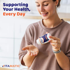 Vitamatic Bifidobacterium lactis label detail for easy reference
