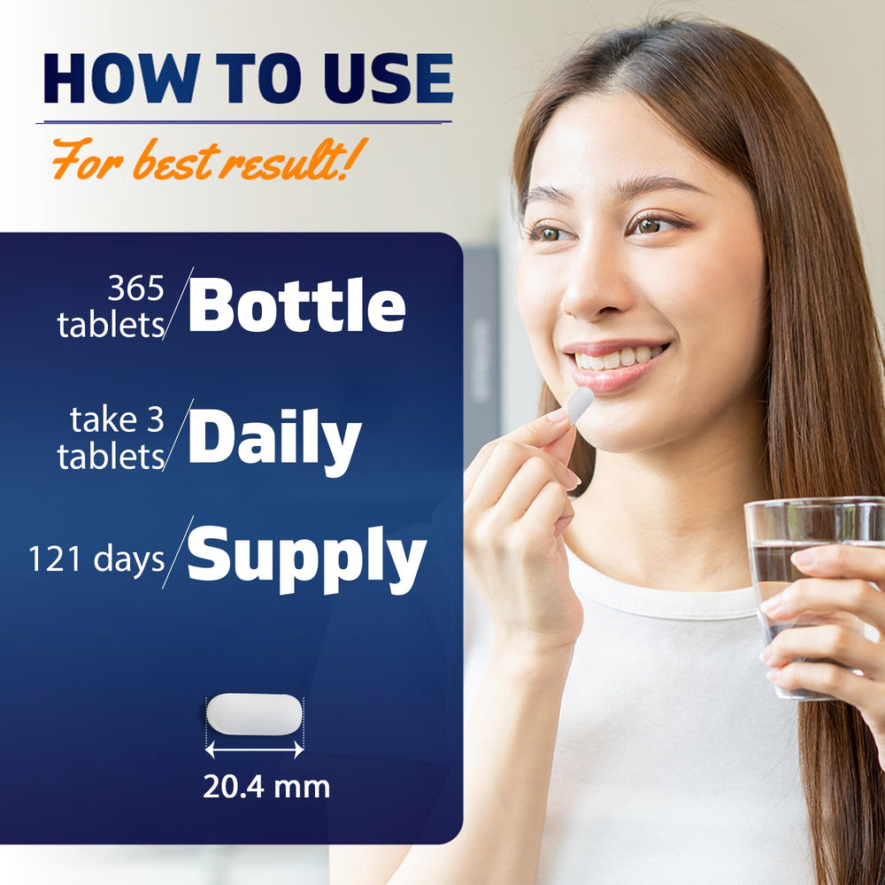Vitamatic Calcium Magnesium Zinc D3 Boron label view with per-serving details