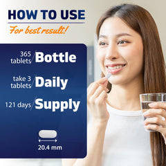 Vitamatic Calcium Magnesium Zinc D3 Boron label view with per-serving details
