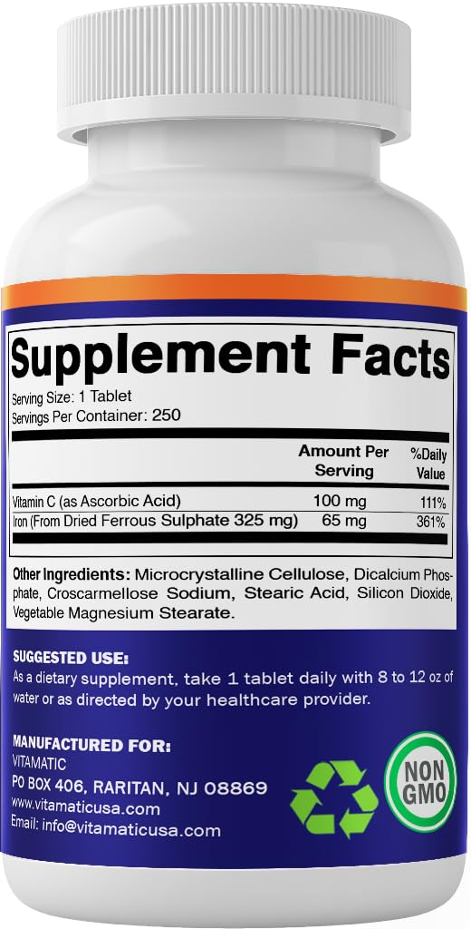 Coated tablets on a bright bottle label for easy daily routine.
