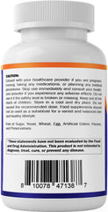 Vitamatic Lactoferrin bottle back view with supplement details