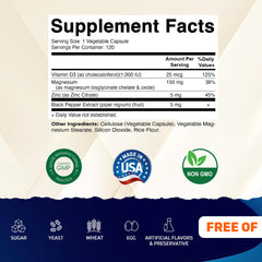 Vitamatic Magnesium capsules close-up for daily use and muscle support