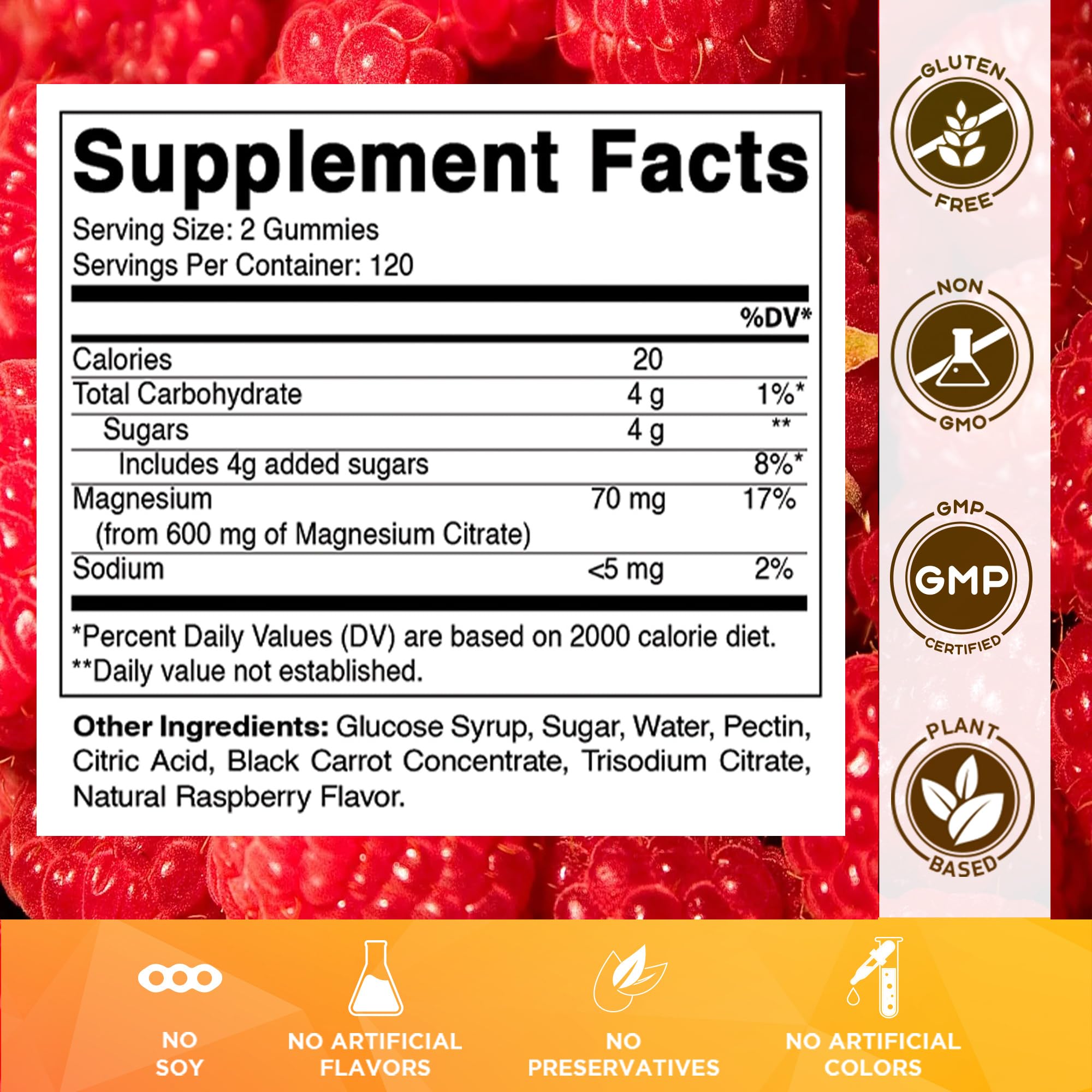 Close-up of Vitamatic gummies showing soft texture for easy daily supplementation.