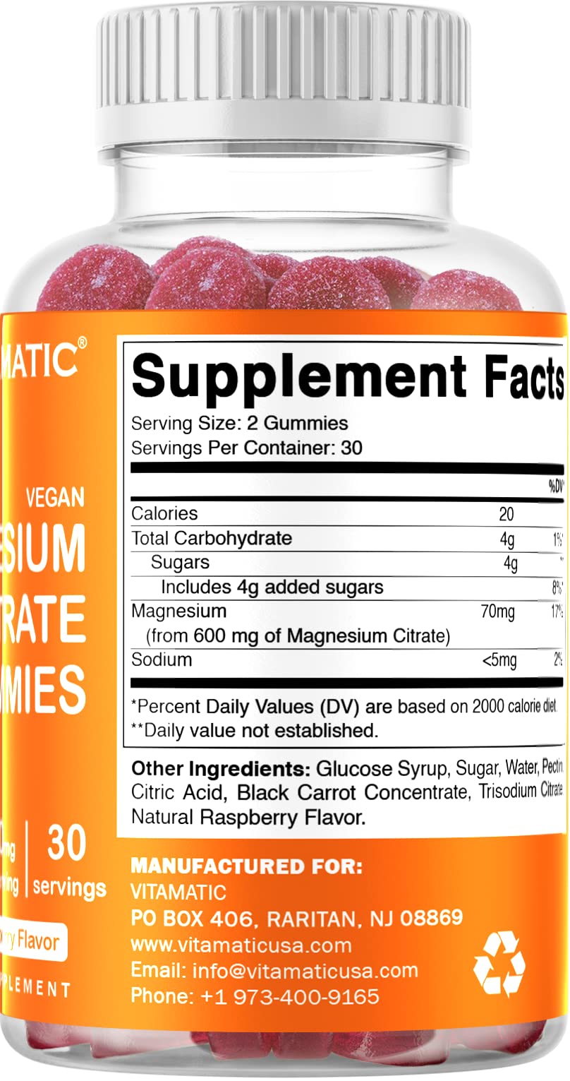 Vitamatic Magnesium Gummies 3-pack offer, convenient multi-pack