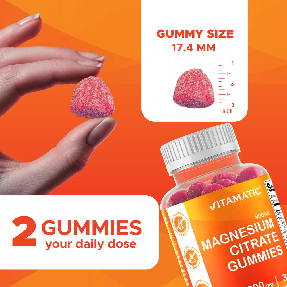 Vitamatic Magnesium Gummies ready for daily use scene