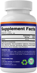 Ingredients panel for Vitamatic Melatonin 20mg highlighting clean formula