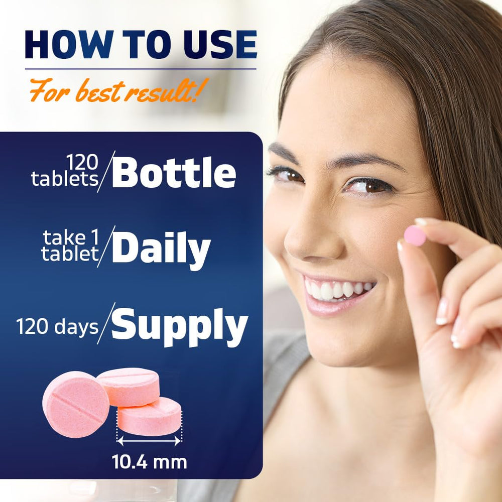 Natural berry flavor packaging for Vitamatic Melatonin with a pleasant nightly dose.