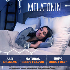 Vitamatic Melatonin container in a two-pack for extended use