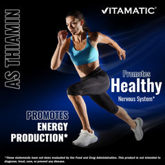 Vitamatic Pantothenic Acid USA-made GMP seal conveys quality assurance.