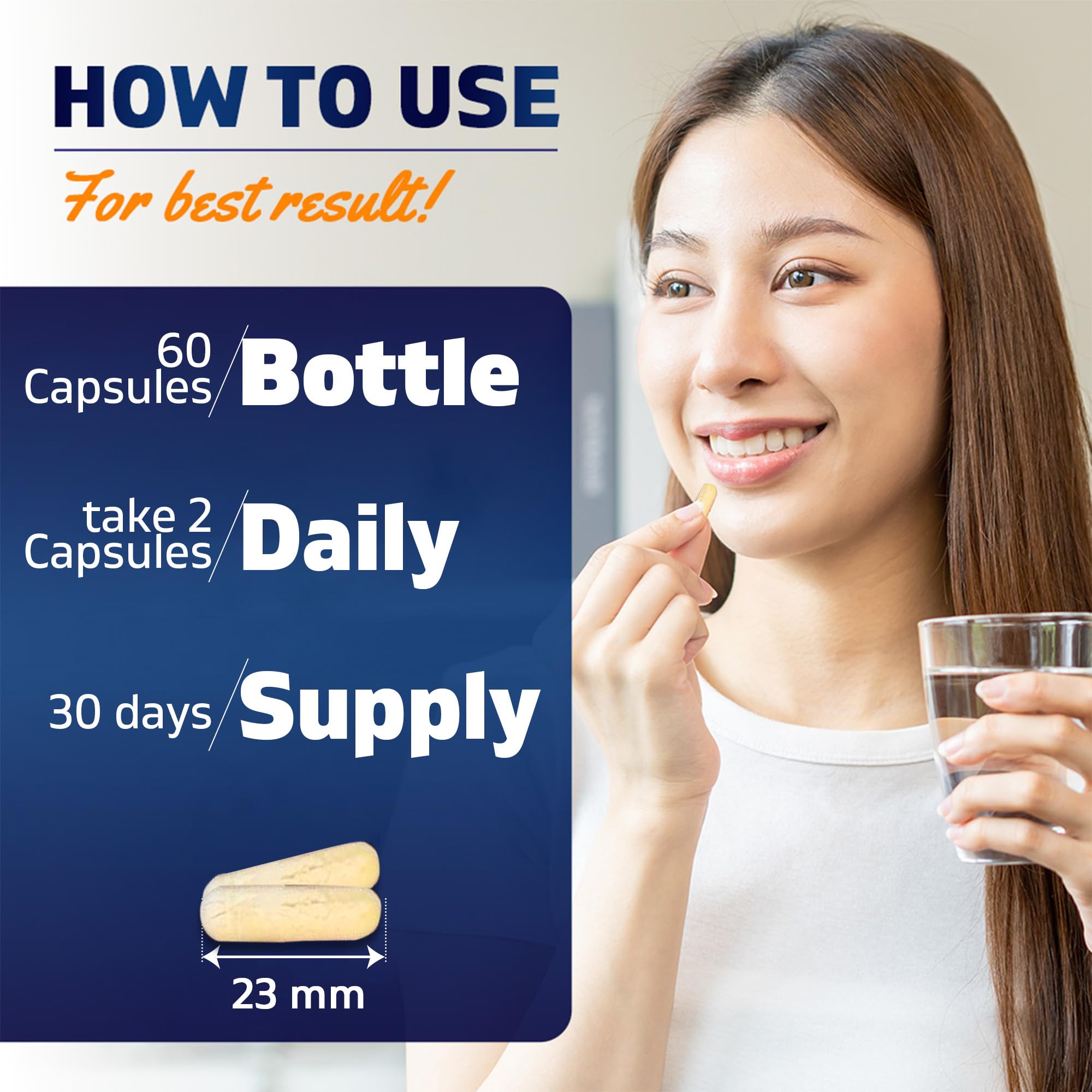 Closeup of Vitamatic probiotic capsules arranged for easy daily use
