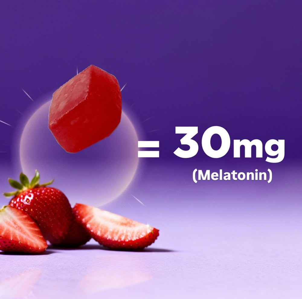 Vitamatic label close-up highlights vegan and drug-free ingredients.