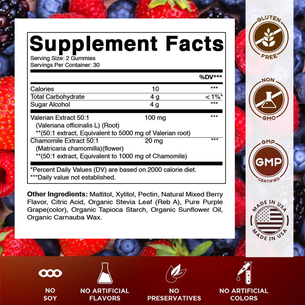 Vitamatic bottle close-up showing berry flavor and natural ingredients