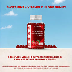 Gummies poured into a hand to illustrate on-the-go use