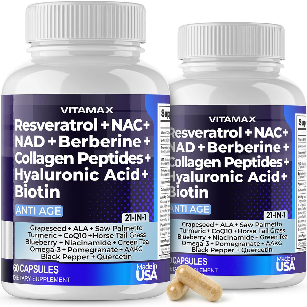 Vitamax Age Smart bottle front view supports daily beauty and joint wellness.