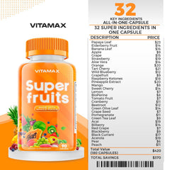 Vitamax daily-use-glass-bottle demonstrates easy everyday supplementation.