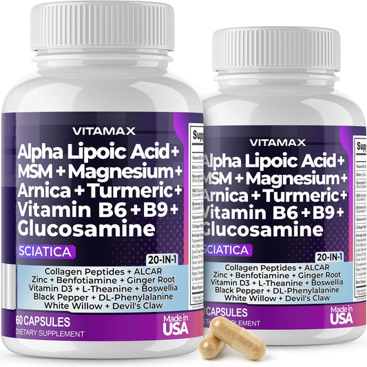 Vitamax Nerve Plus bottle front for daily nerve support.