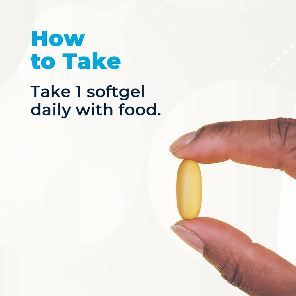 VitaMedica omega-3 sourced from anchovy and sardine for quality fats.