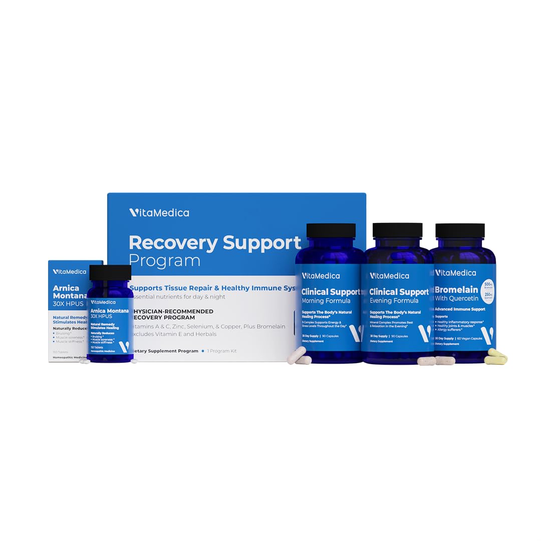 VitaMedica Arnica 30X bottle closeup supports soft tissue healing.