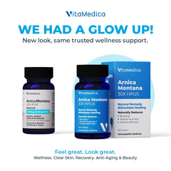 VitaMedica Arnica Montana 30X dissolving easily to support bruising after surgery.